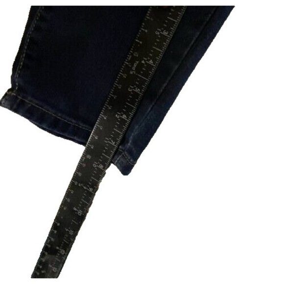 Jeans Stretchy Mid-Rise Straight Cut Size 12Fashion To Figure Perfect Condition - Picture 14 of 16